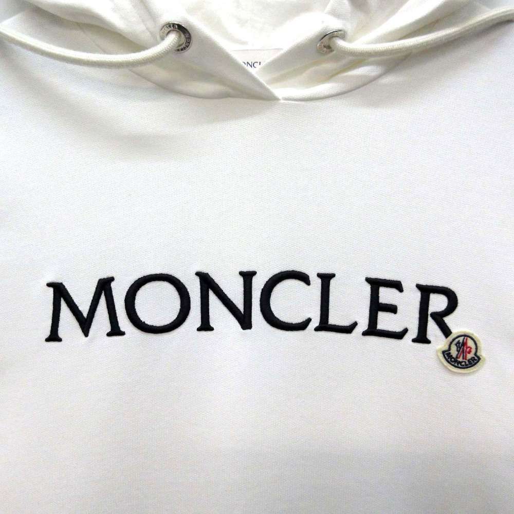 モンクレール MONCLER ロゴ 刺繍 スウェット フーディ プルオーバー