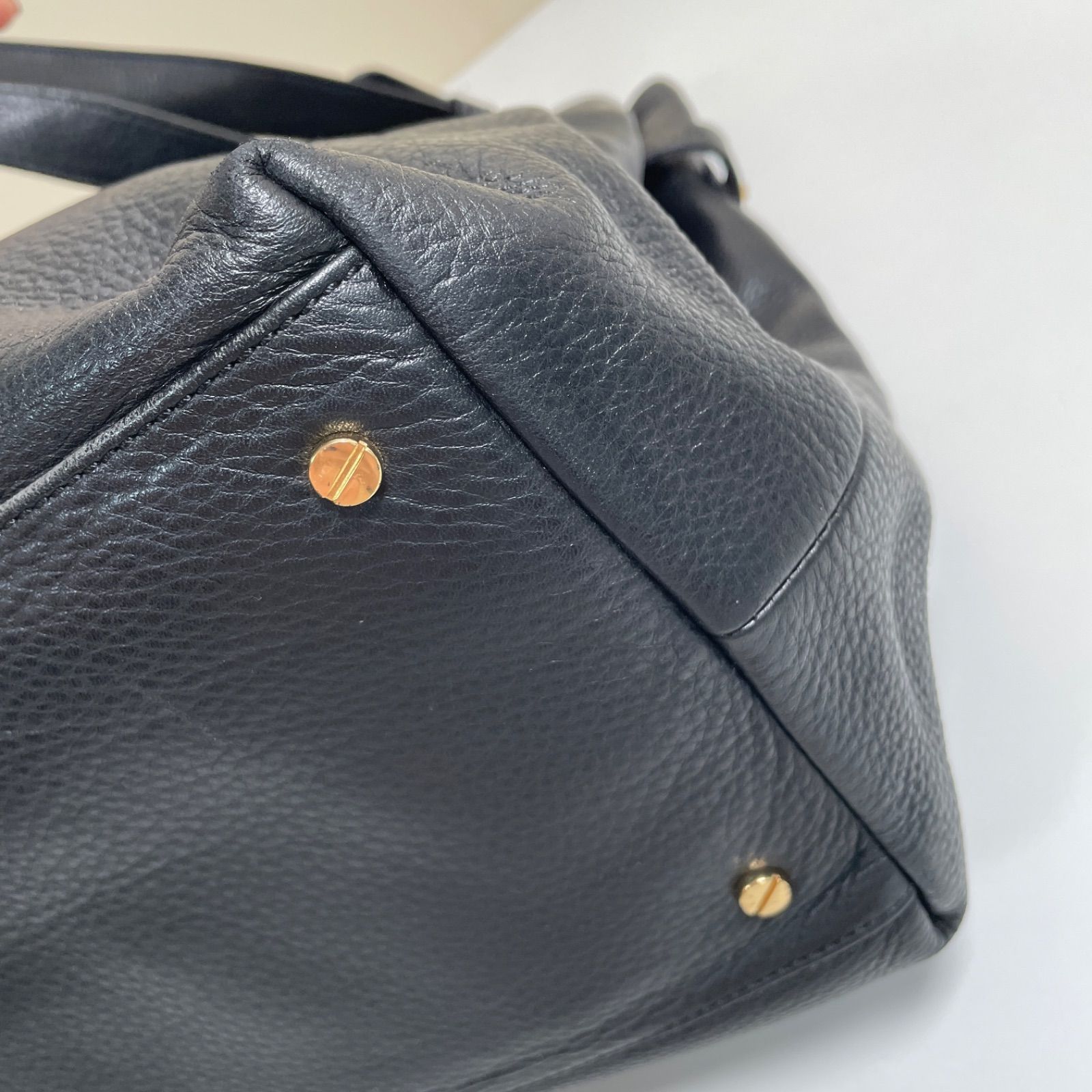 Tory Burch トリーバーチ トートバッグ ブラック ゴールド金具 - メルカリ