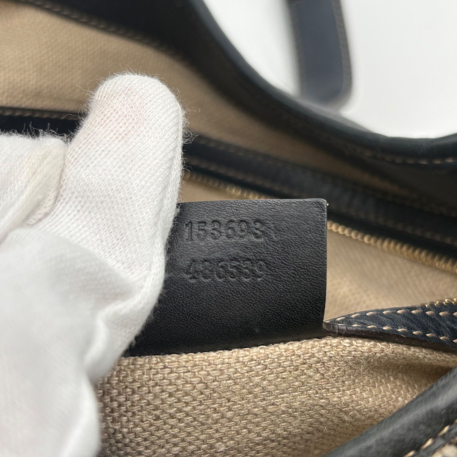 正規品】GUCCI グッチ ジャッキー ワンショルダーバッグ レザー