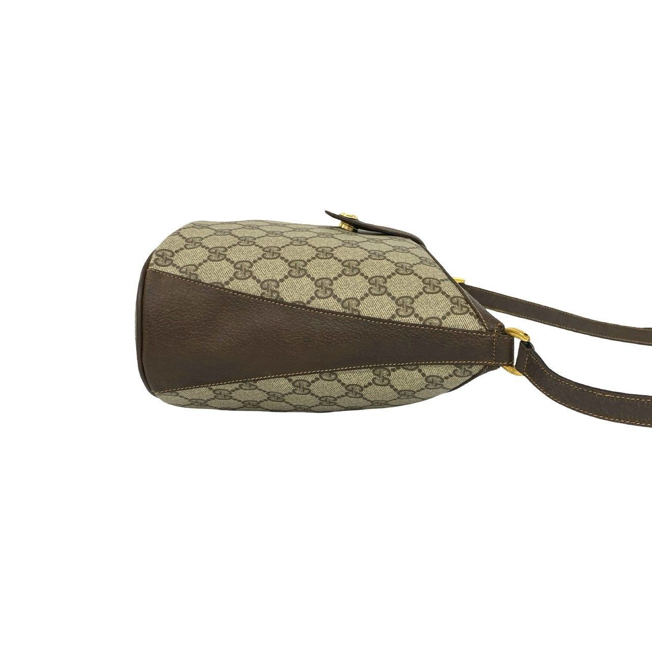 極 美品 GUCCI グッチ オールドグッチ シェリーライン GG ロゴ 柄