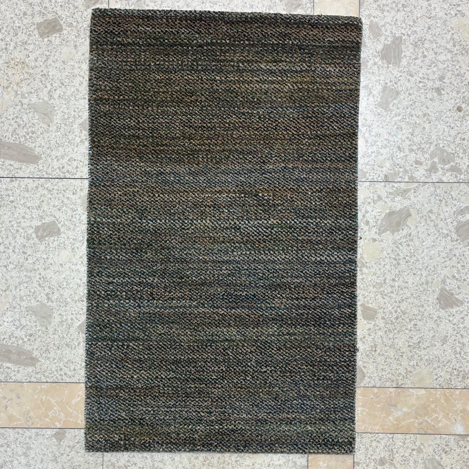 極上の一点物】イクセレントギャッベ 玄関マット 60×97cm 手織り
