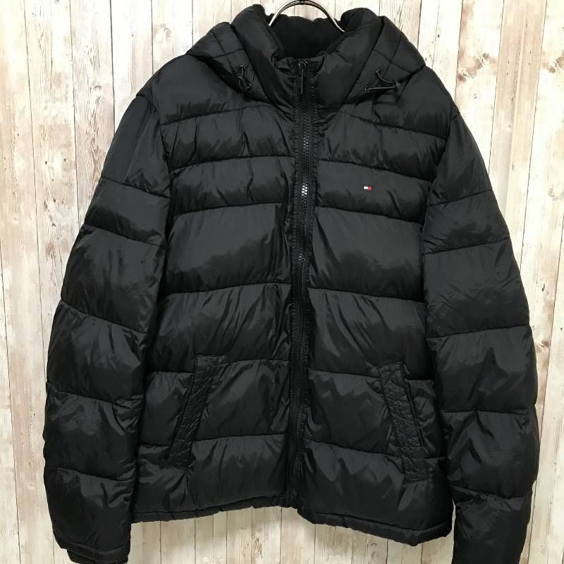 タ　美品　トミーヒルフィガー（TOMMY HILFIGER）中綿ジャケット（型番：158AN508）ブラック　Ⅿ