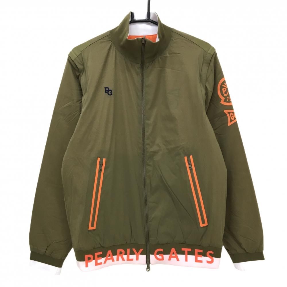 パーリーゲイツ　バービー　中綿ジャンバー　サイズ2 新品】パーリーゲイツ 4WAY中綿リバーシブルジャケット カーキ