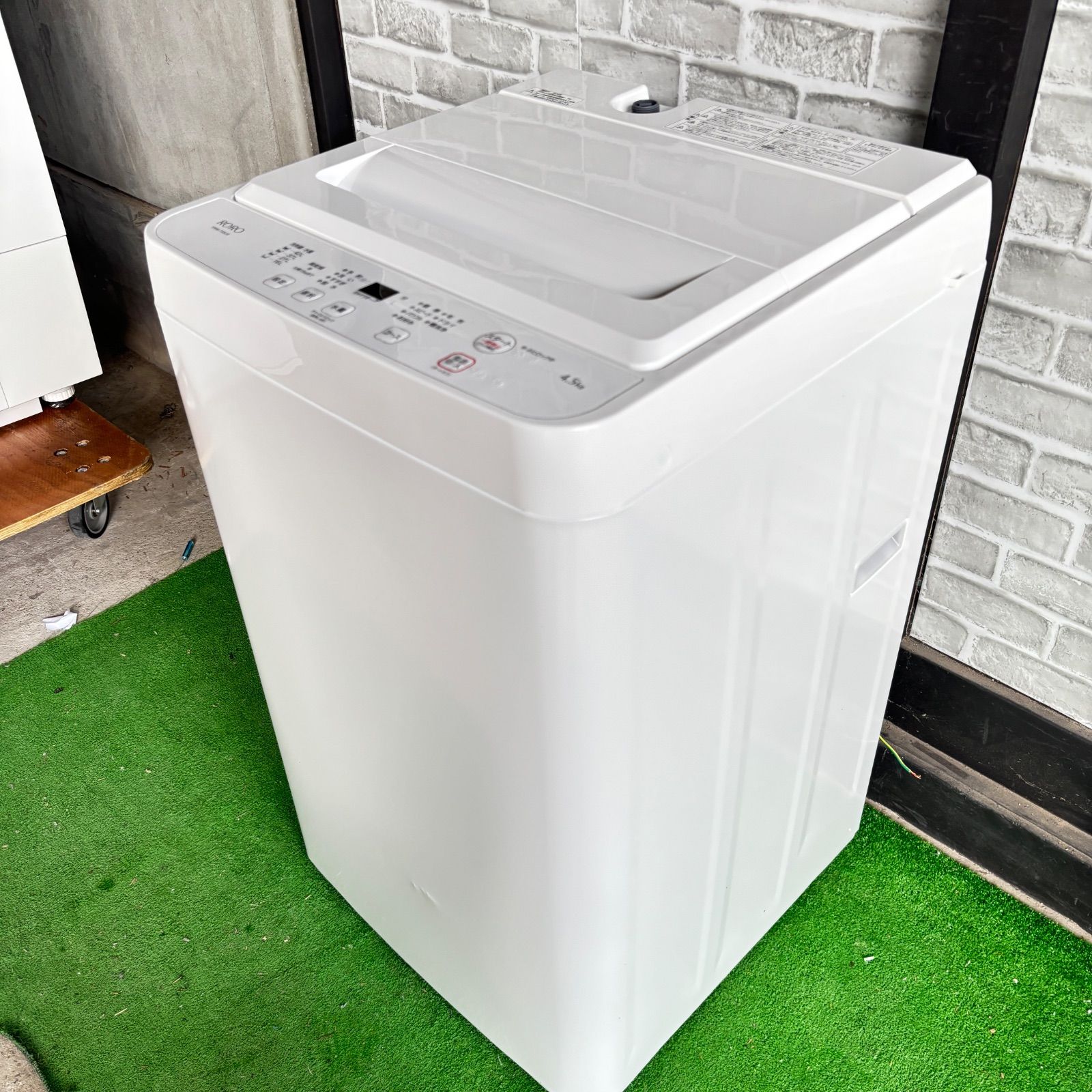 YAMADA ヤマダセレクト RORO 2024年製 洗濯機 4.5kg ホワイト 高年式