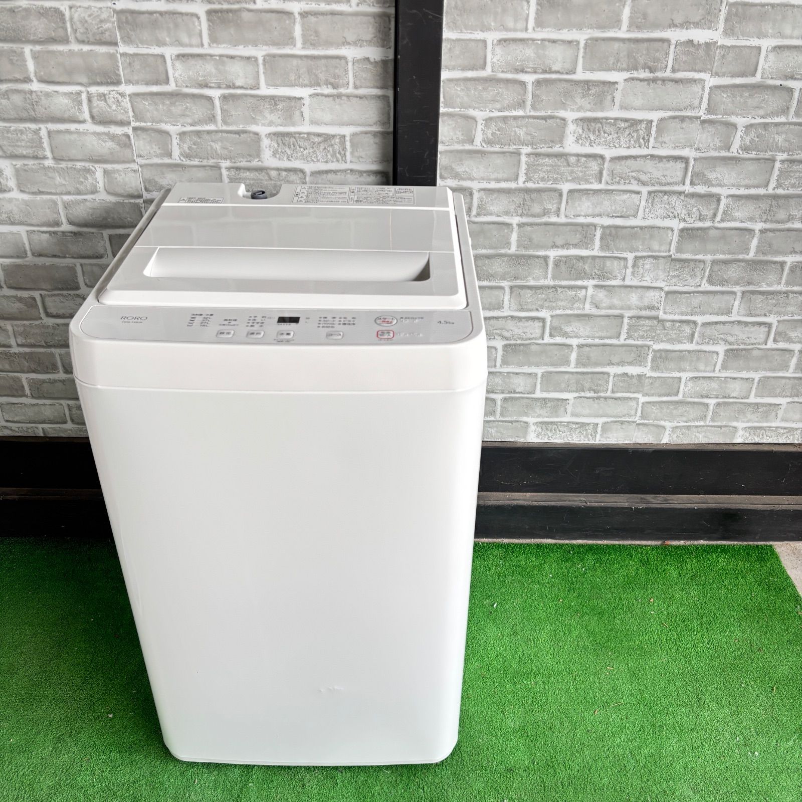 YAMADA ヤマダセレクト RORO 2024年製 洗濯機 4.5kg ホワイト 高年式