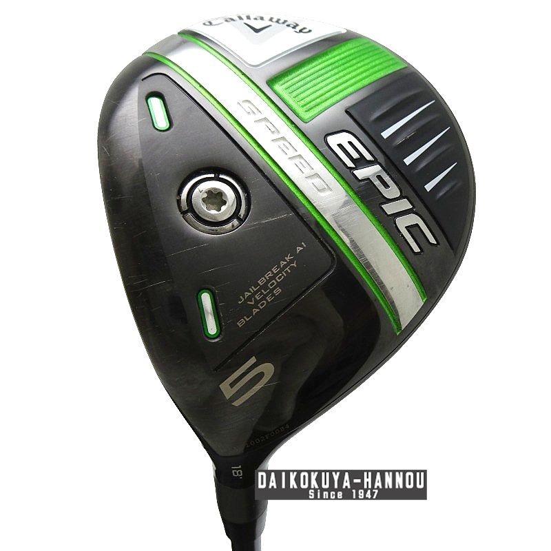Callaway EPIC SPEED 5W 18度 SR キャロウェイ フェアウェイウッド EPIC SPEED 5W 18° レフティ - メルカリ
