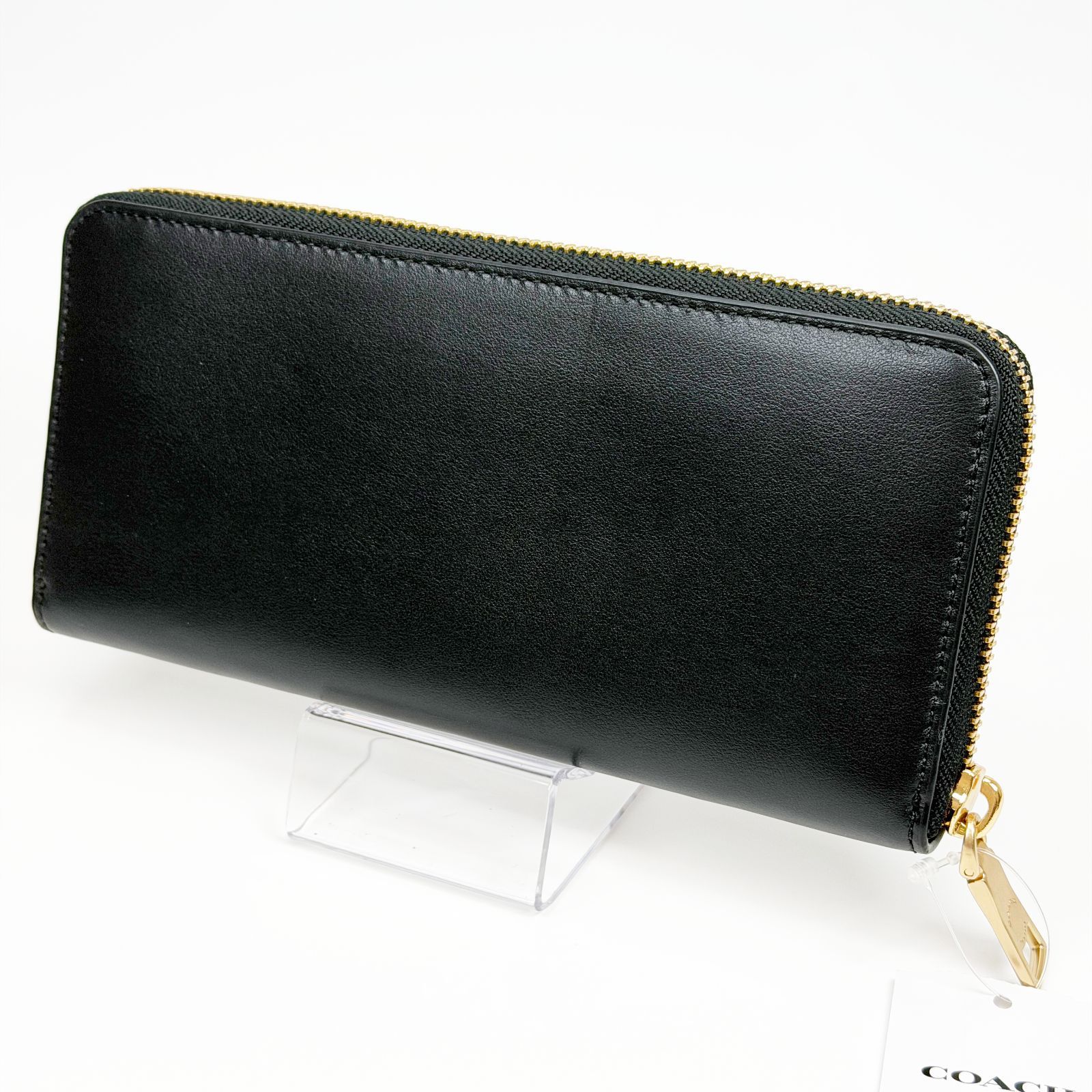 極美品・未使用品】COACH コーチ 長財布 73738 ブラック ゴールド金具