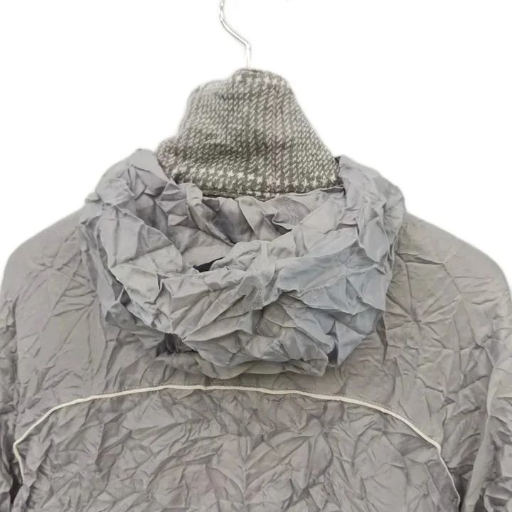 sacai グレー MA-1 リバーシブル サカイ sacai しわ加工 リバーシブルジャケット ブルゾン リネン混 1