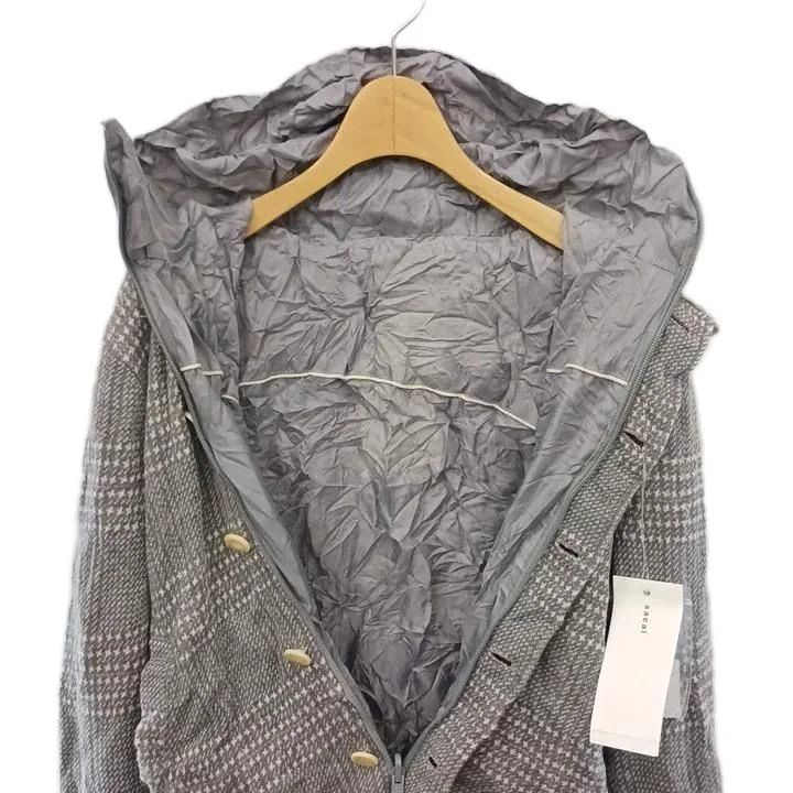 sacai グレー MA-1 リバーシブル サカイ sacai しわ加工 リバーシブルジャケット ブルゾン リネン混 1