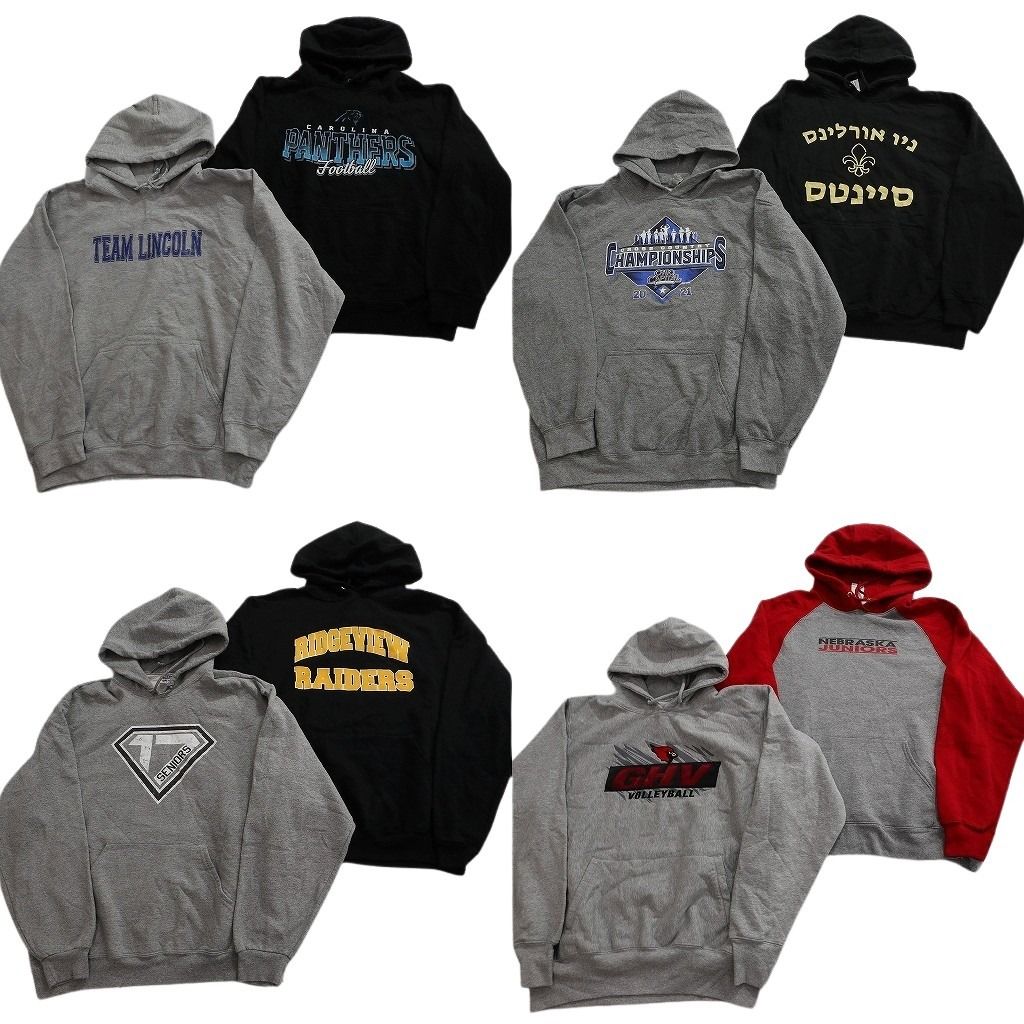 フ*7様 USA古着 パーカースウェットまとめ売り格安卸売グラフィックフーディー 古着卸 まとめ売り スウェットパーカー フーディー 8枚セット ( メンズ