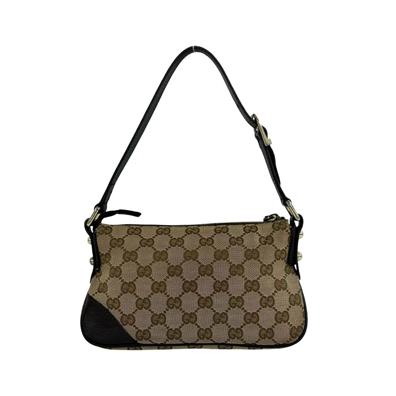 極 美品 GUCCI グッチ シェリーライン ホースビット 金具 レザー 本革