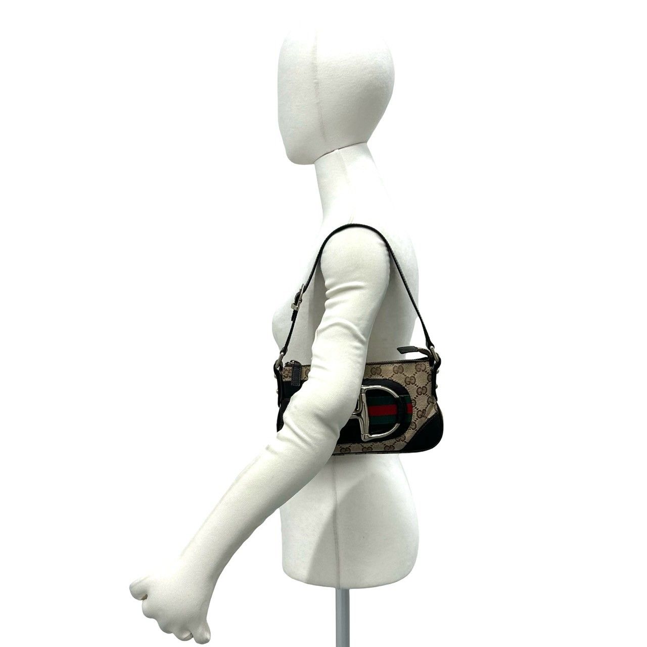極 美品 GUCCI グッチ シェリーライン ホースビット 金具 レザー 本革