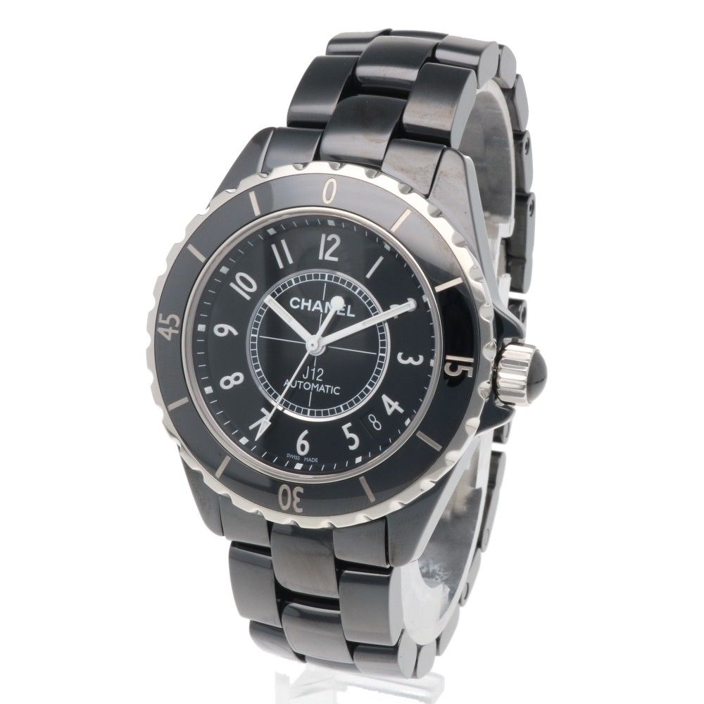 OH済1年保証CHANEL J12 H0685 自動巻　38ミリ　新品同様 シャネル J12 腕時計 時計 セラミック H0685 自動巻き オーバーホール
