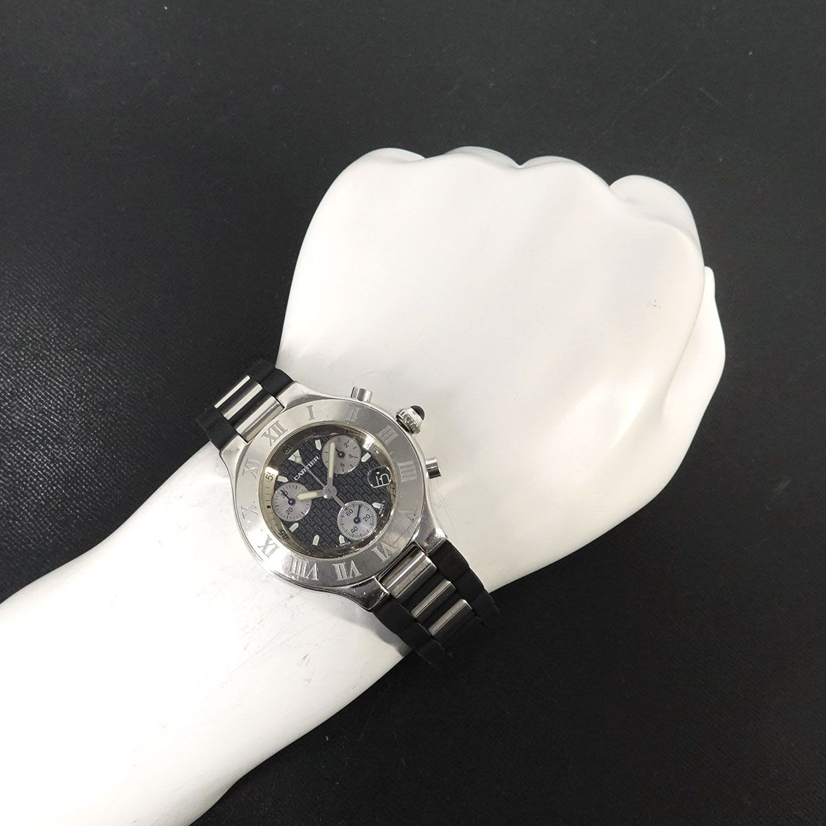 カルティエ Cartier マスト21 クロノスカフ ヴァンティアン W10125U2