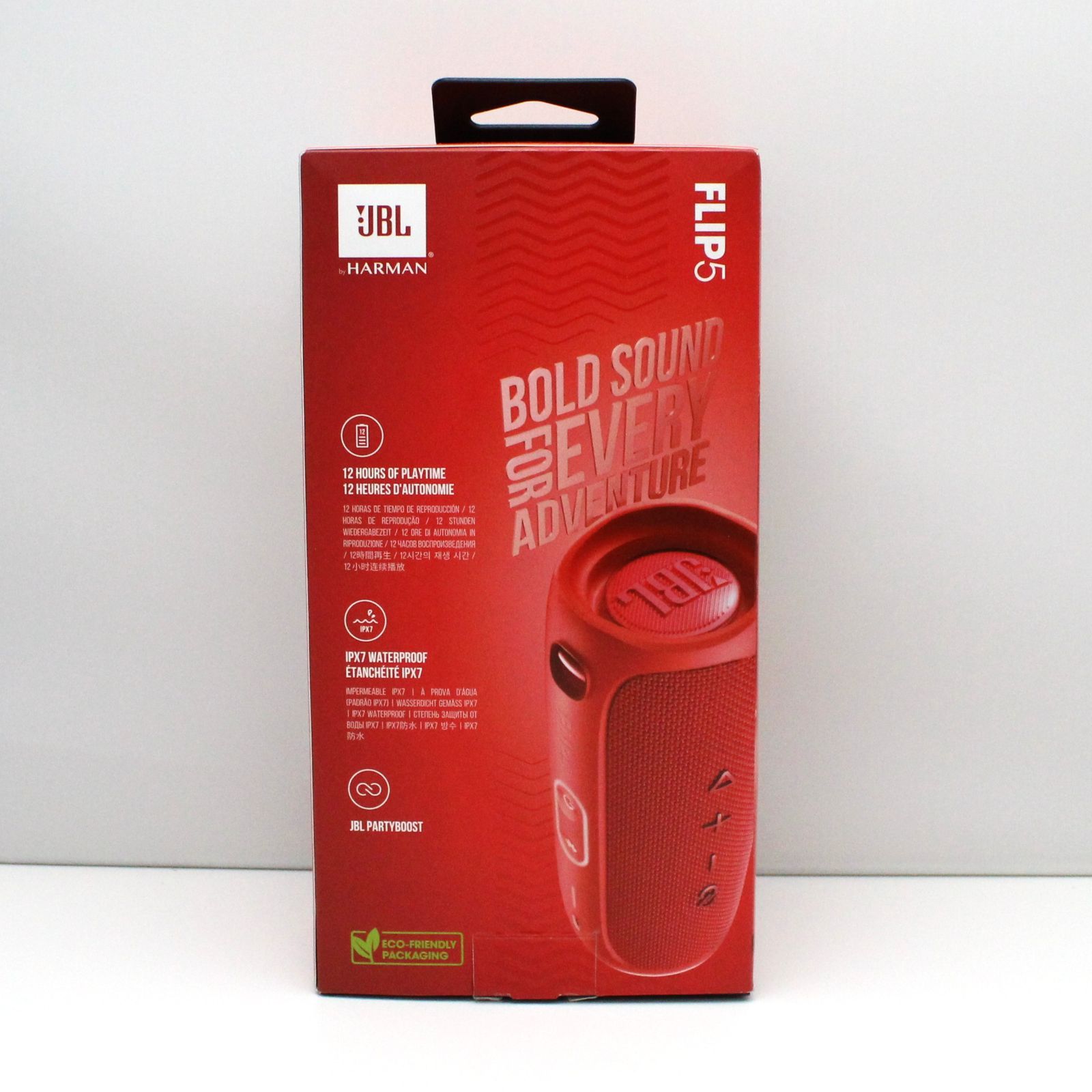 JBL／ジェービーエル ポータブルBluetoothスピーカー JBL FLIP5 レッド