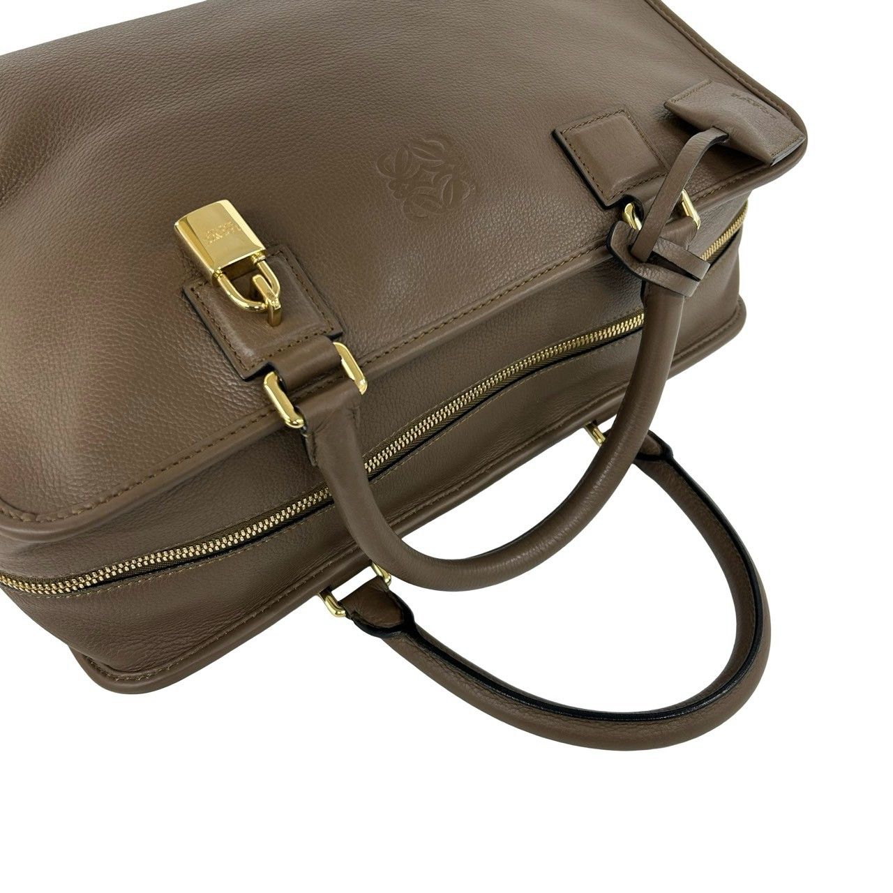 極 美品 袋 鍵付 LOEWE ロエベ ヴィンテージ アマソナ 32 アナグラム