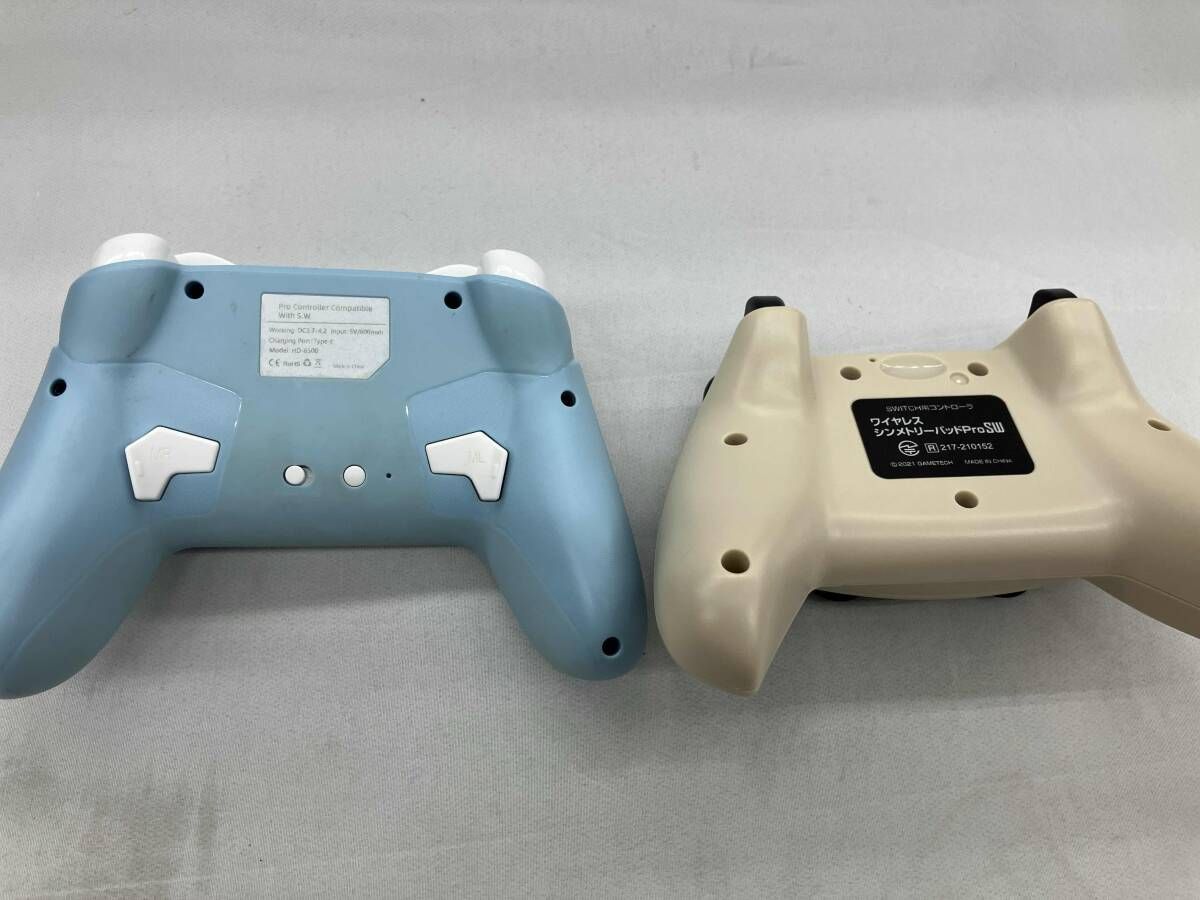 ジャンク ニンテンドースイッチ プロコン2台セット【非公式メーカー