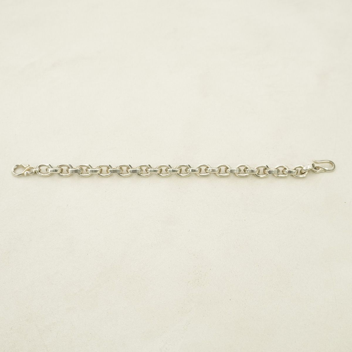 美品 GARNI ガルニ Crockery Chain Bracelet L クロッケリー チェーン