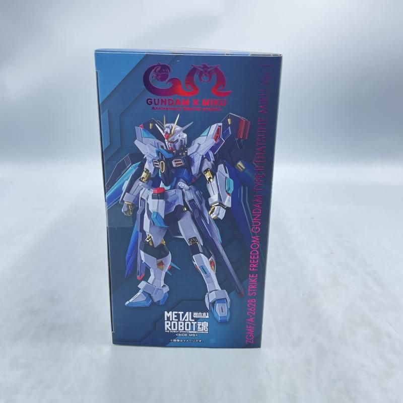 中古】METAL ROBOT魂 ｽﾄﾗｲｸﾌﾘｰﾀﾞﾑｶﾞﾝﾀﾞﾑ弐式 [初音ﾐｸVer.]未開封 機動
