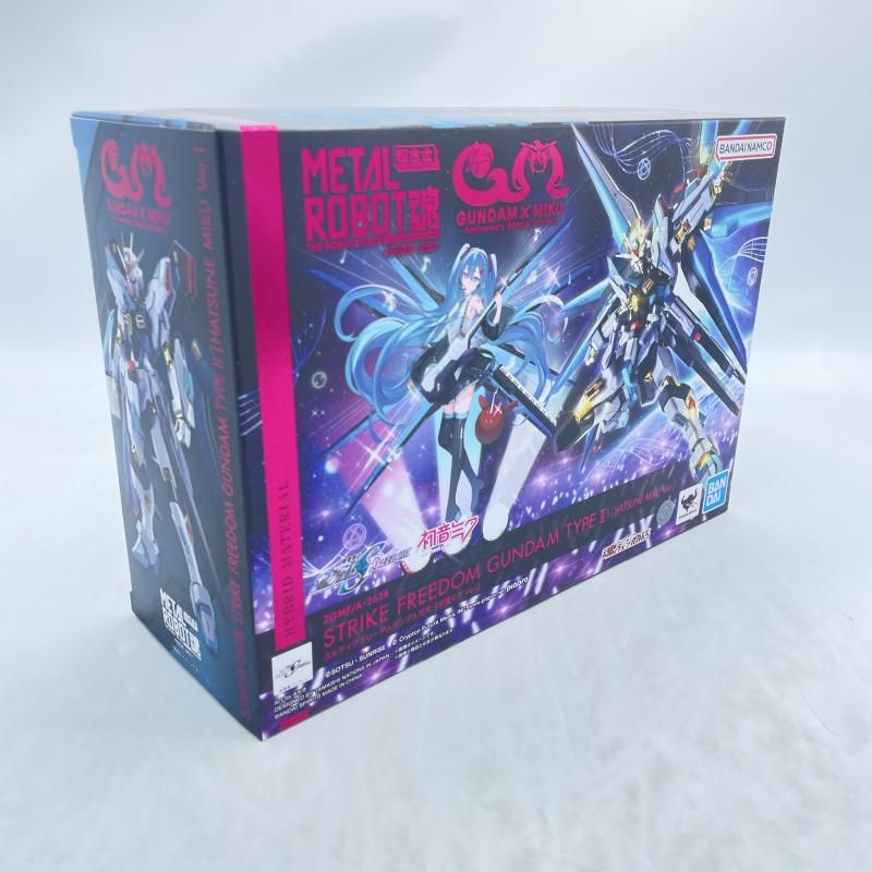 中古】METAL ROBOT魂 ｽﾄﾗｲｸﾌﾘｰﾀﾞﾑｶﾞﾝﾀﾞﾑ弐式 [初音ﾐｸVer.]未開封 機動