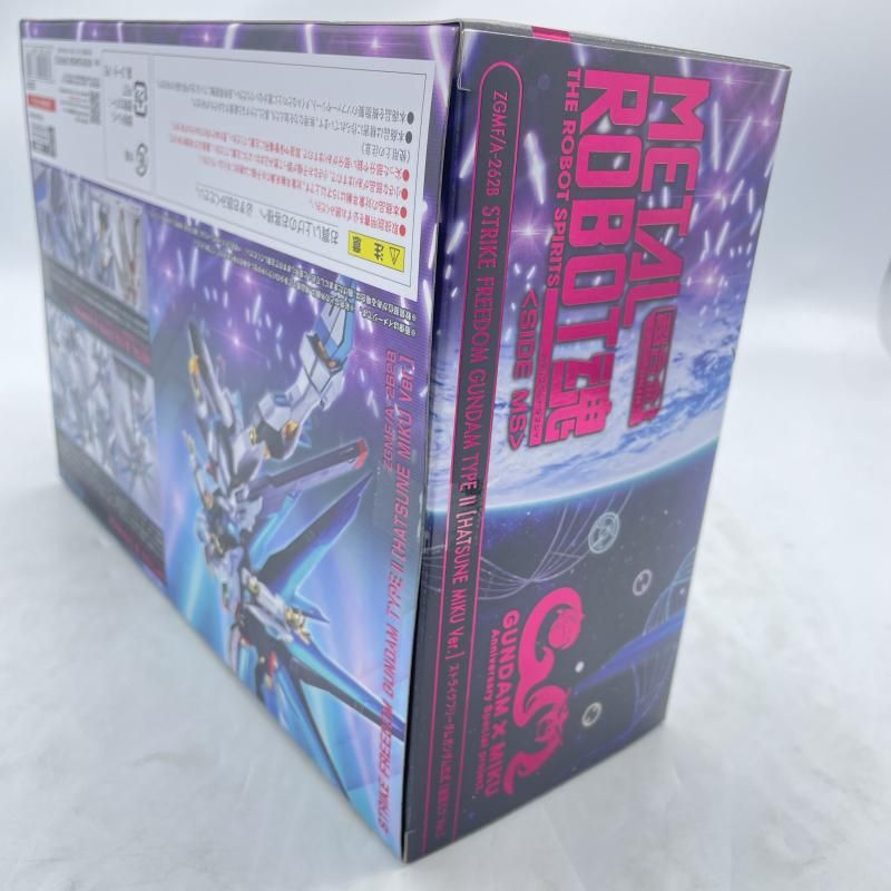中古】METAL ROBOT魂 ｽﾄﾗｲｸﾌﾘｰﾀﾞﾑｶﾞﾝﾀﾞﾑ弐式 [初音ﾐｸVer.]未開封 機動