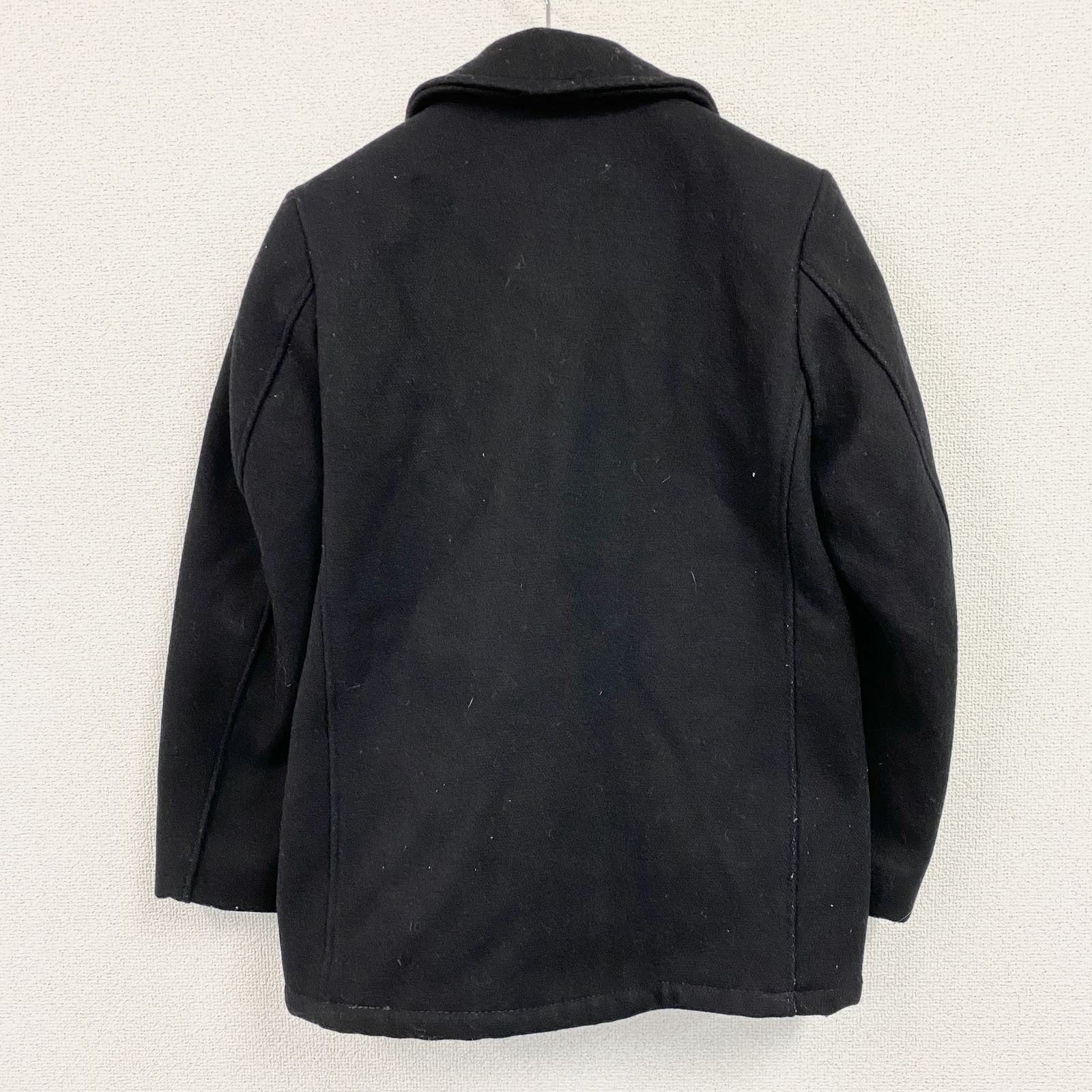 Schott ショット U.S. 740N ピーコート 黒 ブラック 16サイズ 古着