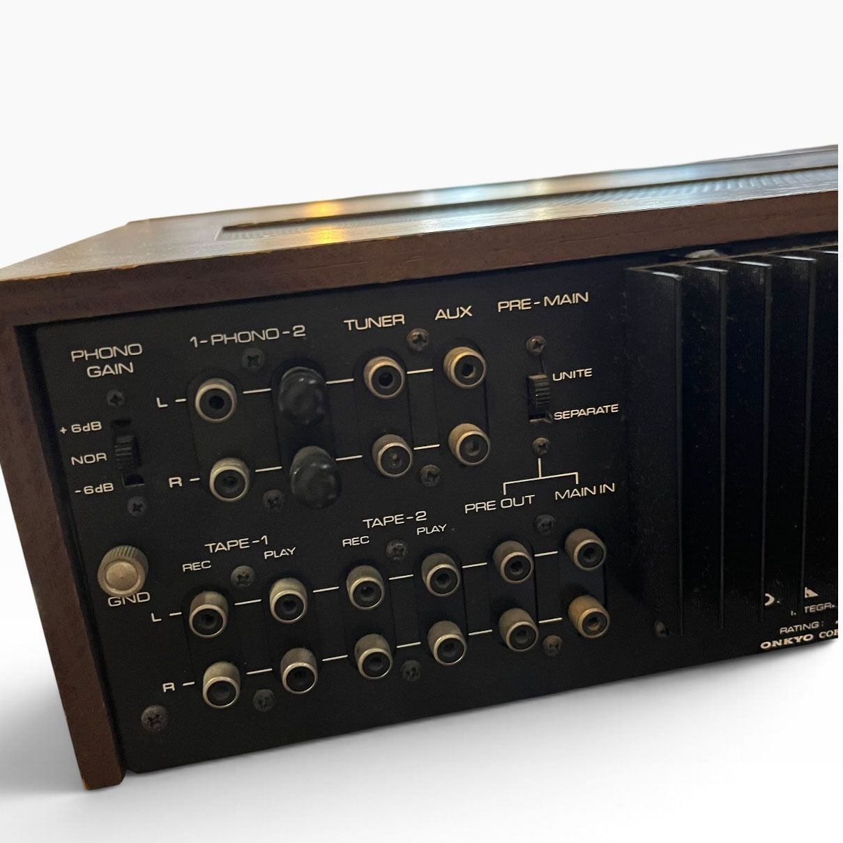 中古○ONKYO/オンキョー○プリメインアンプ Integra A-755 音響 簡易