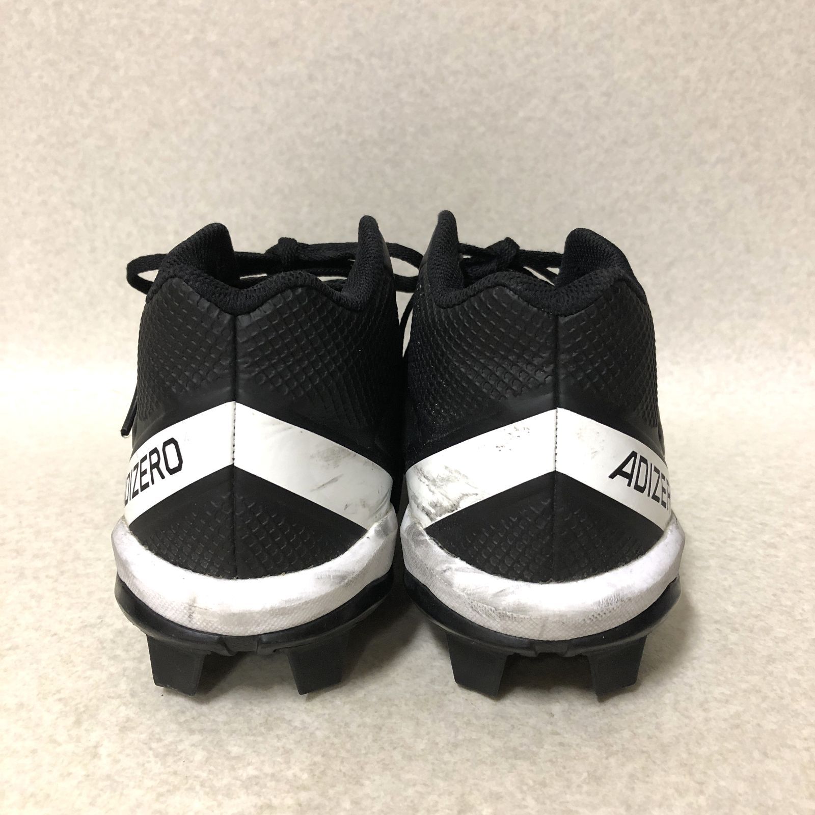 アメフト　スパイク D1624 ADIZERO アメフトスパイク 26.5cm 黒 268421529 - メルカリ