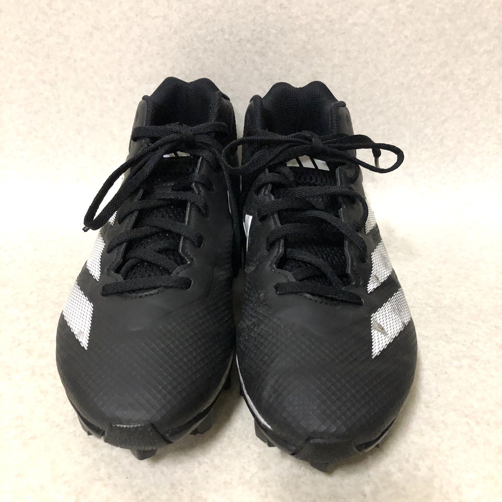 D1624 ADIZERO アメフトスパイク 26.5cm 黒 268421529 - メルカリ