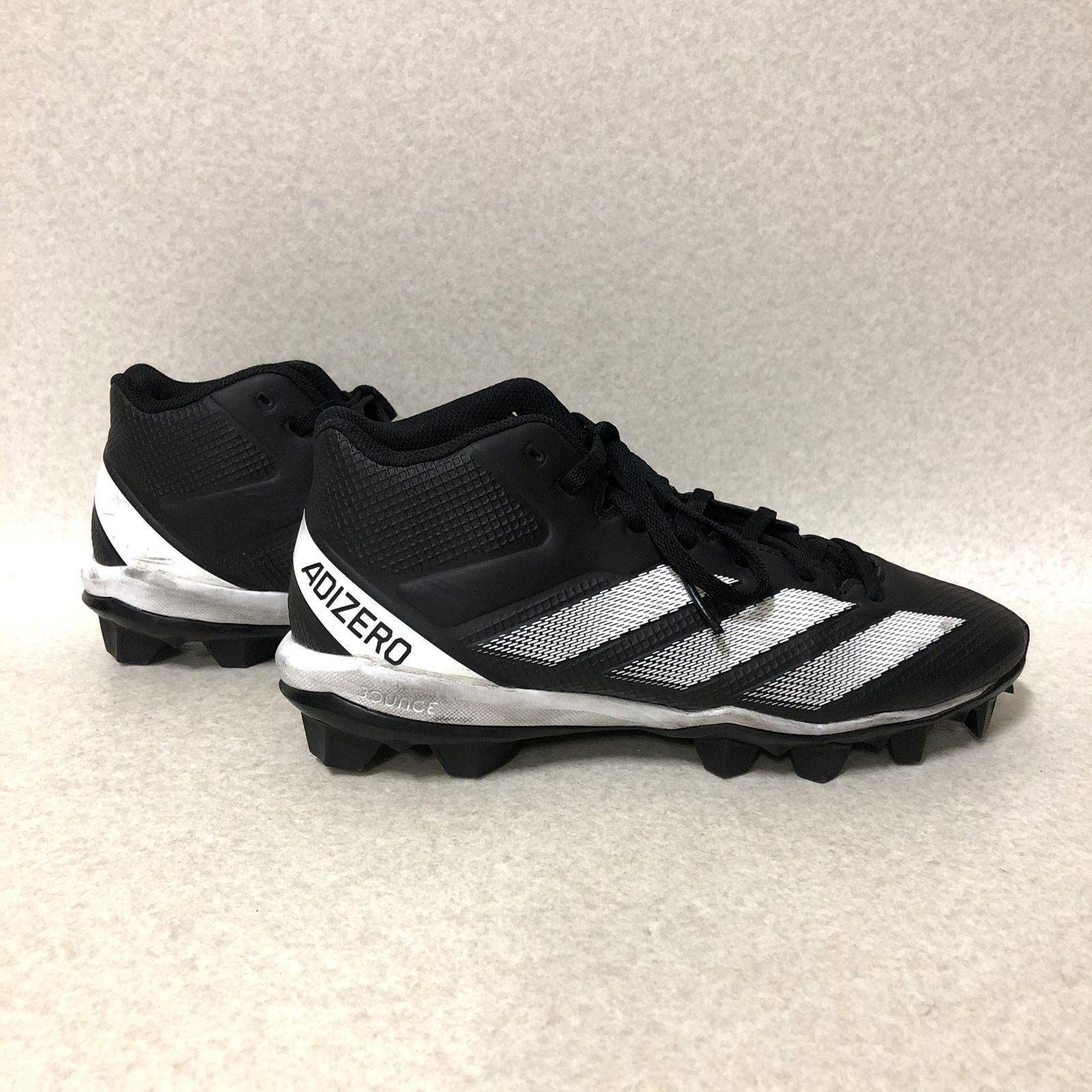 D1624 ADIZERO アメフトスパイク 26.5cm 黒 268421529 - メルカリ