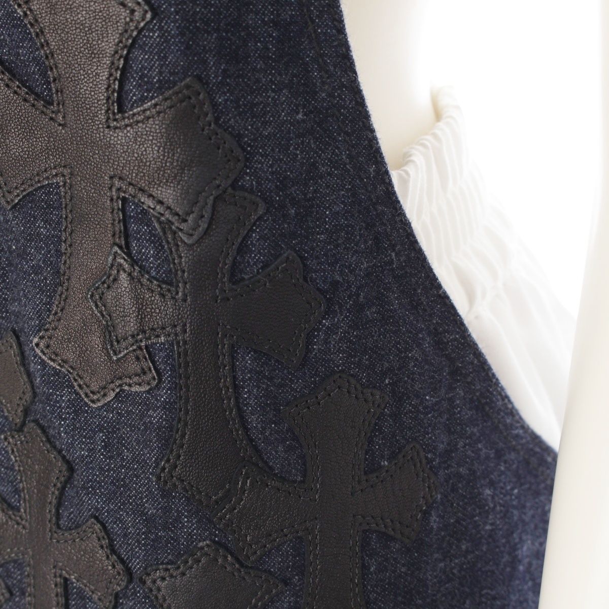 クロムハーツ CEMETERY CROSS APRON デニム セメタリークロスパッチ 8