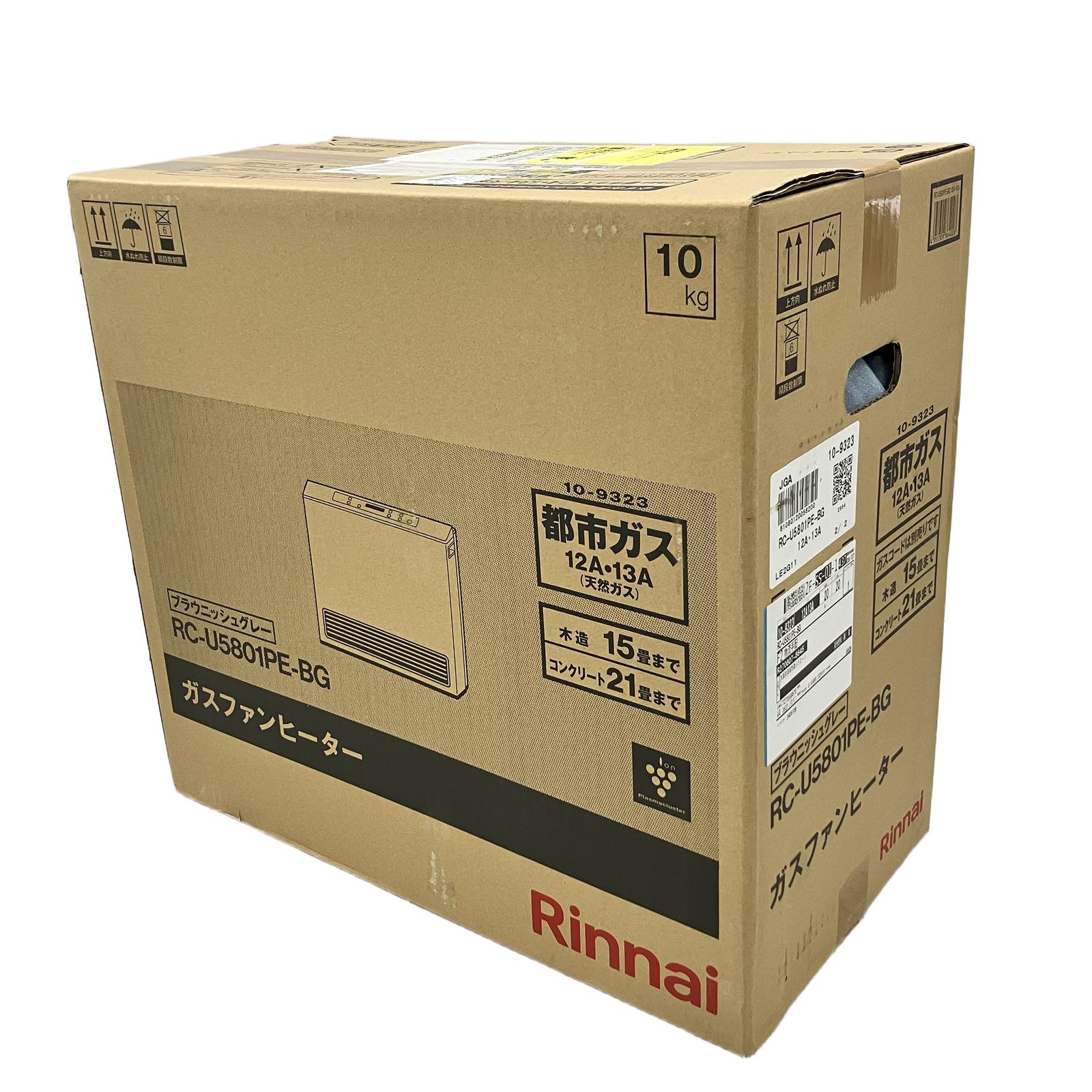 Rinnai RC-U5801PE-BG ガスファンヒーター 家電 都市ガス 12A 13A 天然