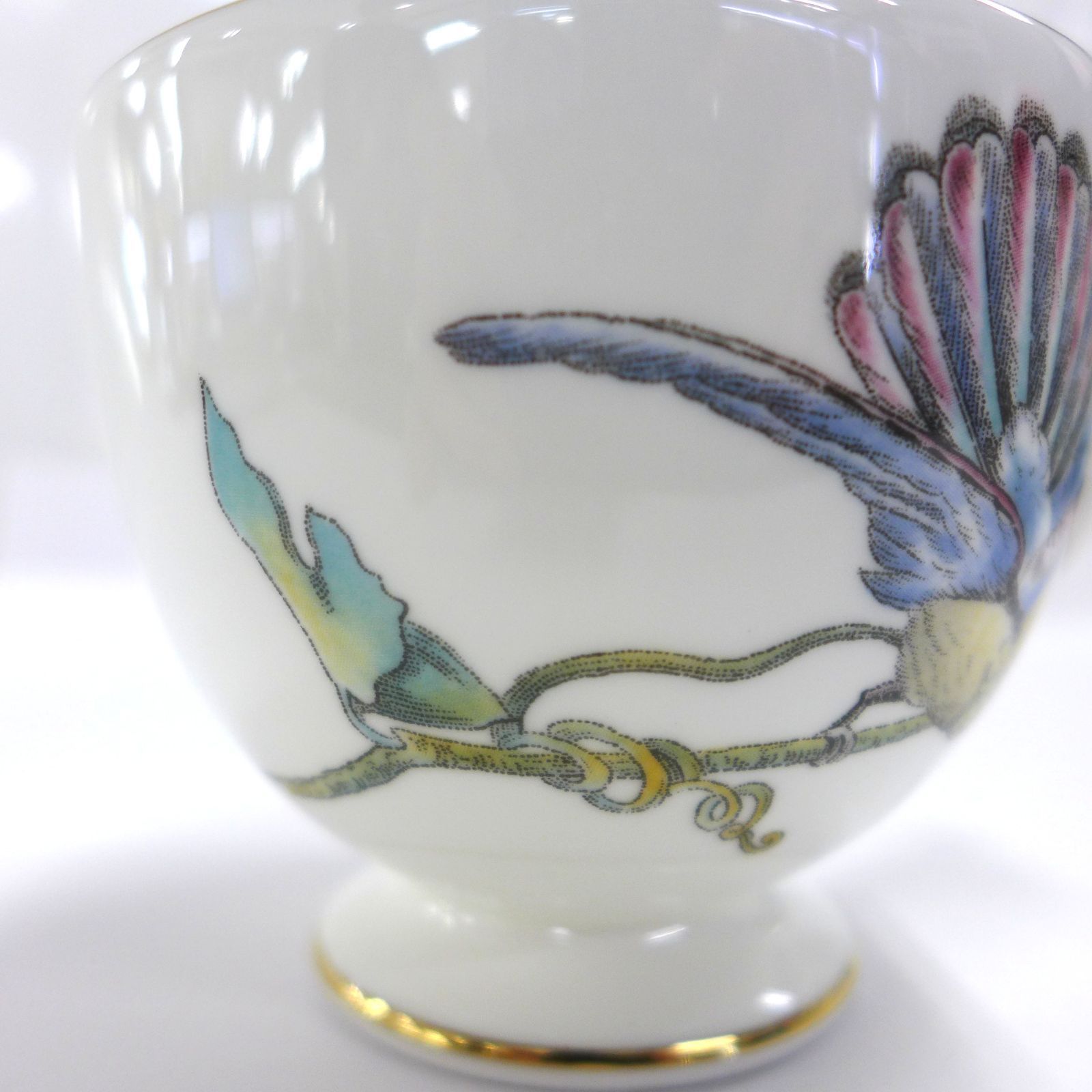 黒壺】WEDGWOOD ウェッジウッド ハミングバード ペア カップ&ソーサー