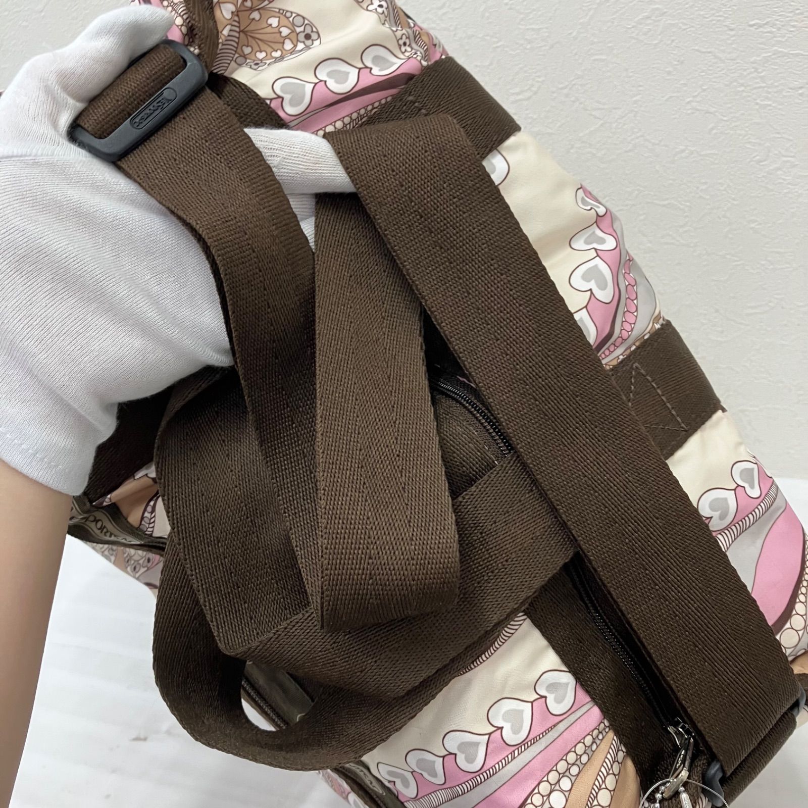 9238 LeSportsac レスポートサック ボストンバッグ 2way 旅行 大容量