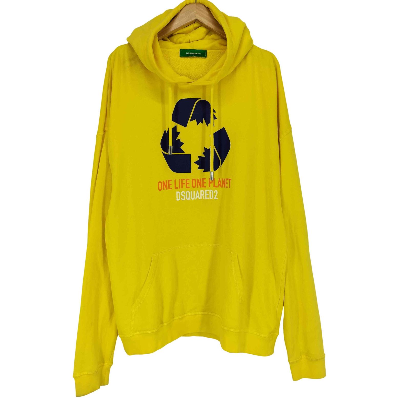 ディースクエアード DSQUARED2 グラフィックプリント プルオーバーパーカー メンズ import：L