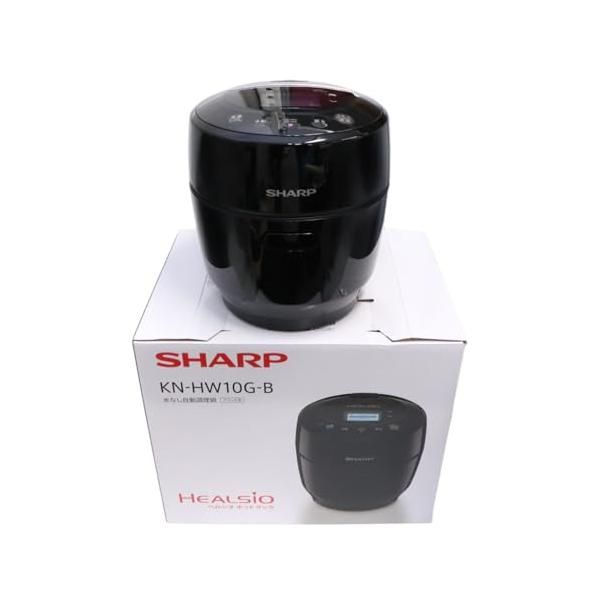 シャープ ヘルシオ ホットクック 電気調理鍋 無水鍋 1.0L 1~2人用 ブラック KN-HW10G-B 14,267円