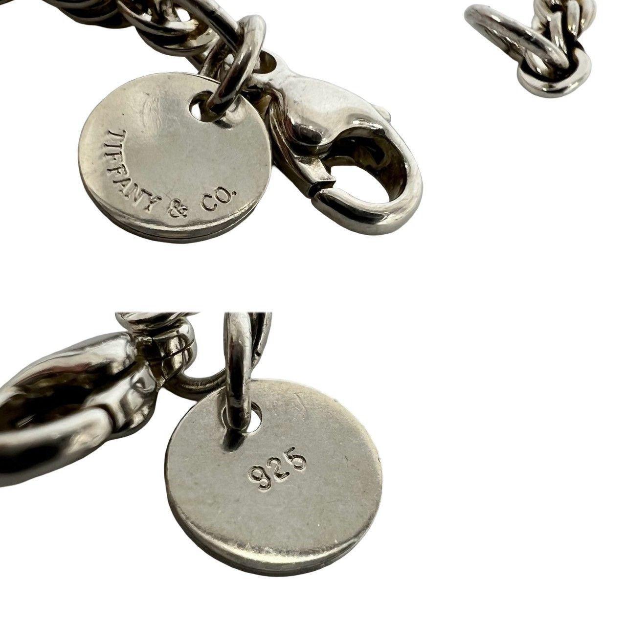 極 美品 TIFFANY&Co. ティファニー ツイストロープ ネックレス