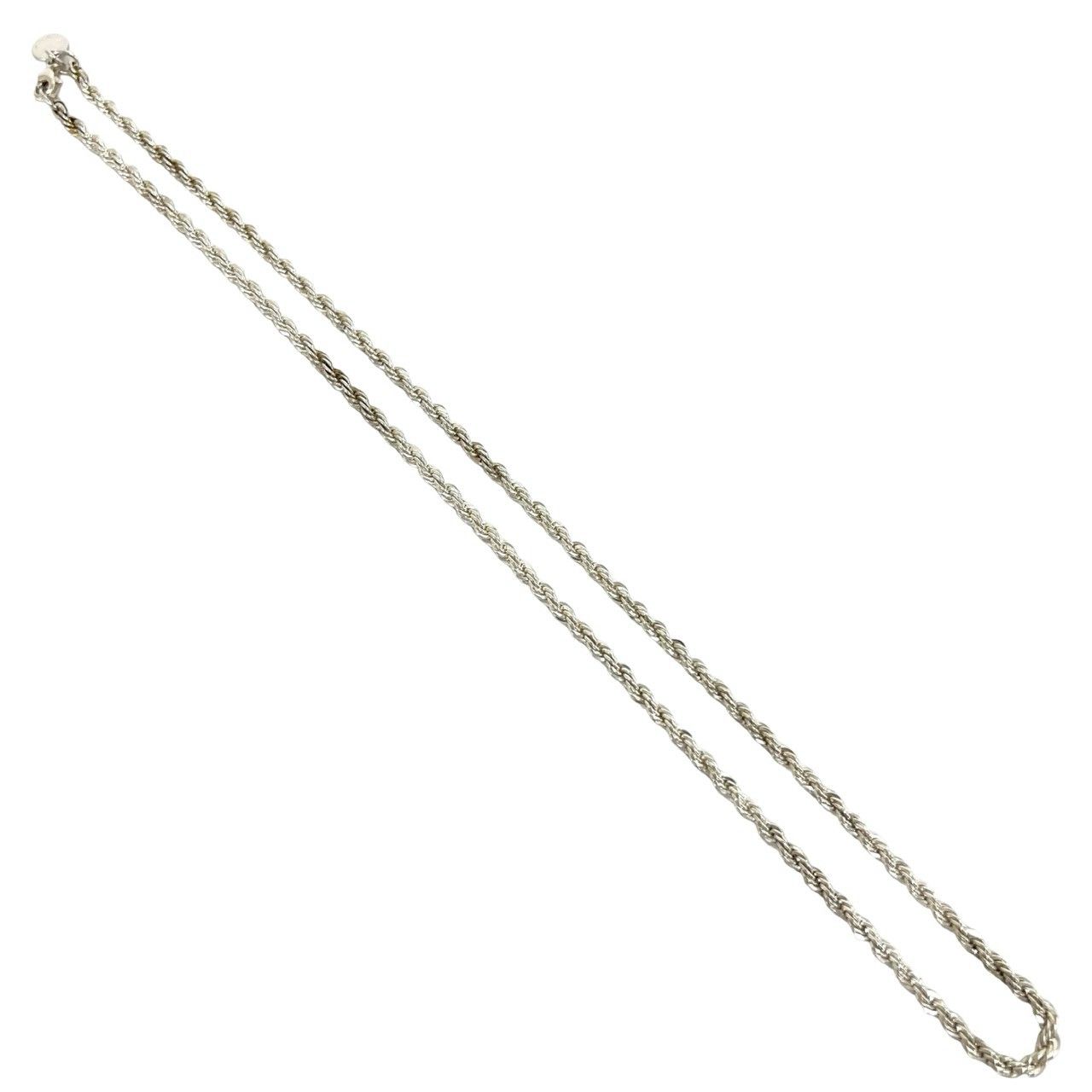 極 美品 TIFFANY&Co. ティファニー ツイストロープ ネックレス