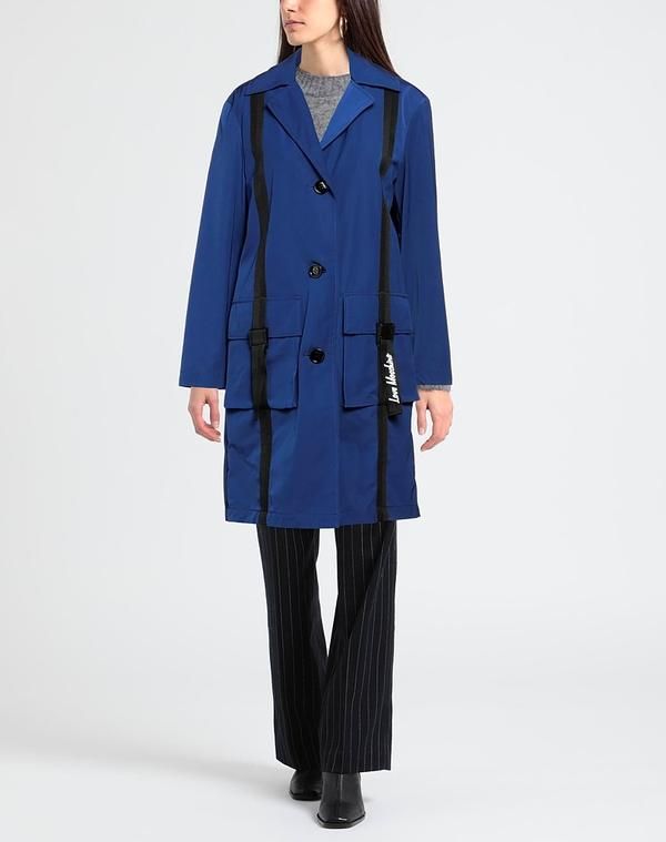 LOVE MOSCHINO ラブモスキーノ ベルテッドコート　着丈116cm ラブ モスキーノ レディース アウター コート LOVE MOSCHINO Blue