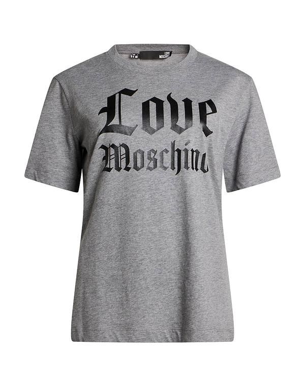 ラブ モスキーノ レディース トップス Tシャツ LOVE MOSCHINO Gray