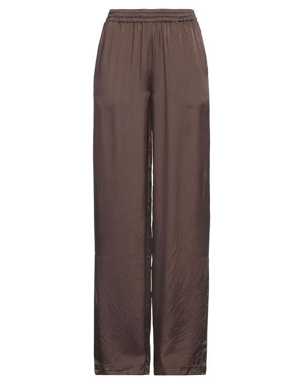 アスペジ レディース ボトムス カジュアルパンツ ワイドパンツ ASPESI Dark Brown ブラウン