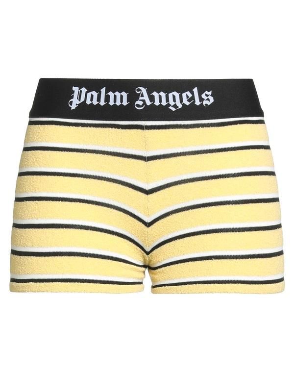 パーム・エンジェルス レディース ボトムス ハーフパンツ・ショーツ ショートパンツバミューダパンツ PALM ANGELS Yellow イエロー