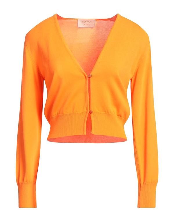カオスジーンズ レディース アウター カーディガン KAOS JEANS Orange オレンジ