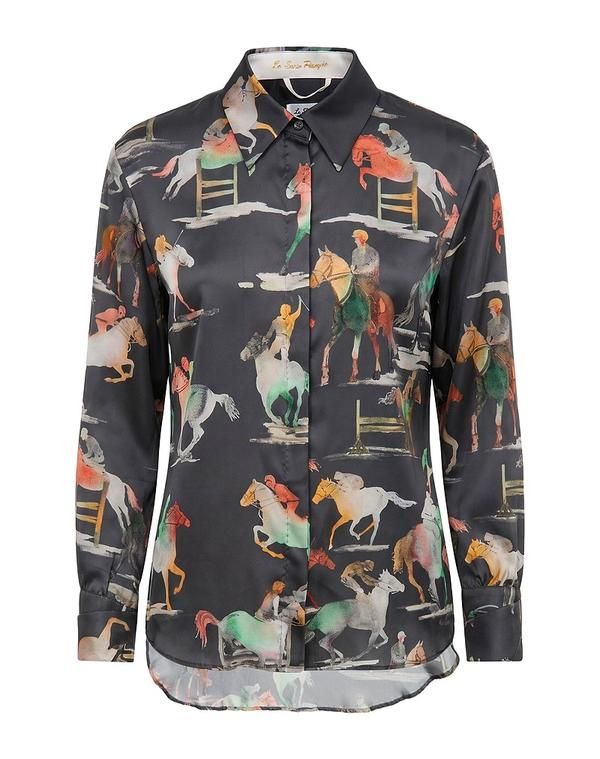 サルテペッテゴーレディース トップス シャツ LE SARTE PETTEGOLE Charcoal チャコール