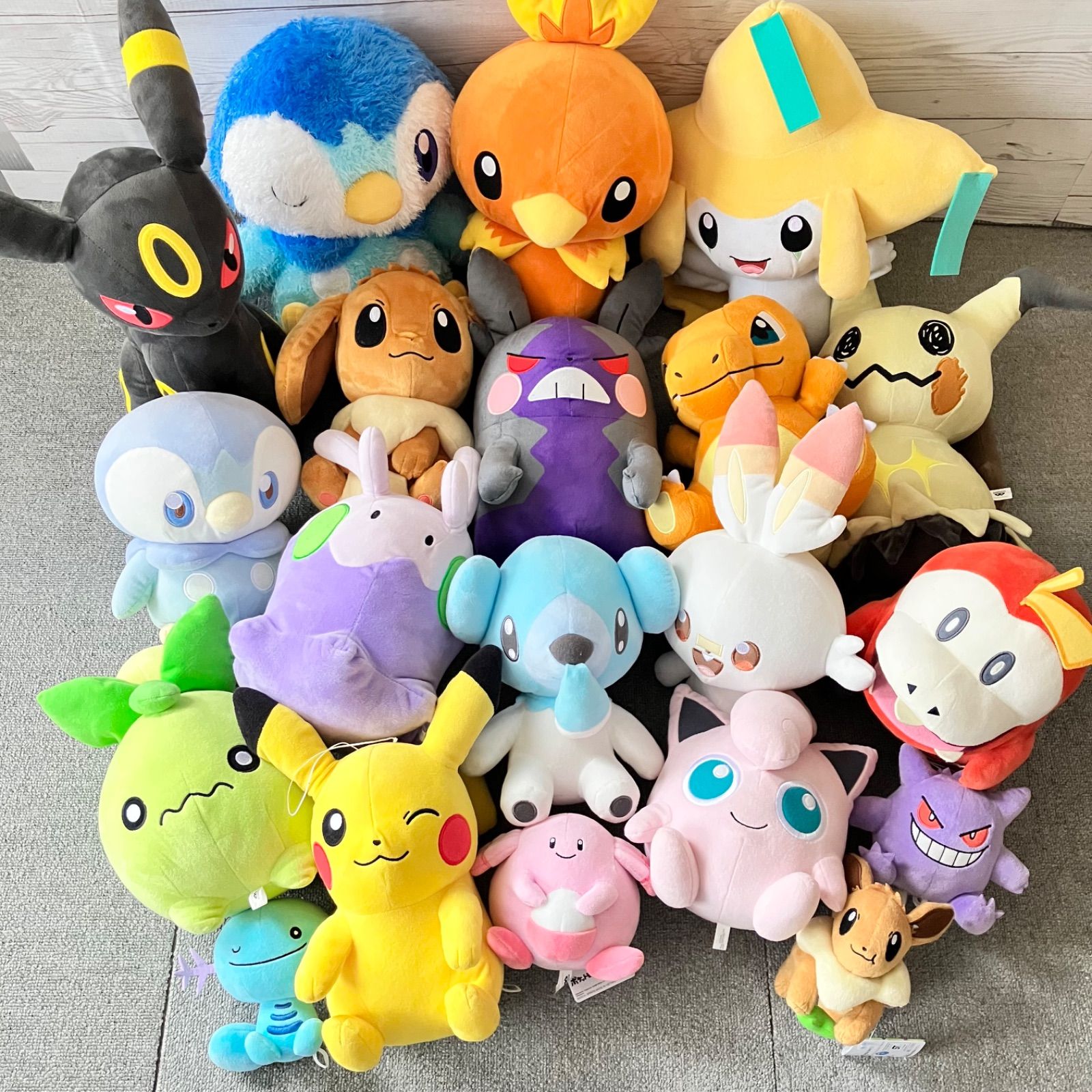 ポケモン ぬいぐるみ まとめ売り 20体セット ポケモン ぬいぐるみ 大量まとめ売り 20点セット ピカチュウ イーブイ