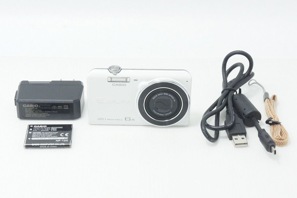 良品 CASIO カシオ EXILIM EX-ZS35 コンパクトデジタルカメラ ホワイト