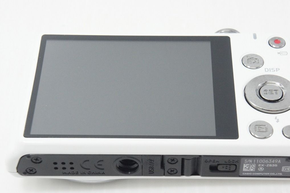 良品 CASIO カシオ EXILIM EX-ZS35 コンパクトデジタルカメラ ホワイト
