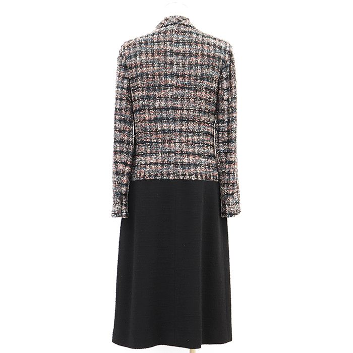 CHANEL シャネル コート ツイード サイズ 38 レディース 98A P11620