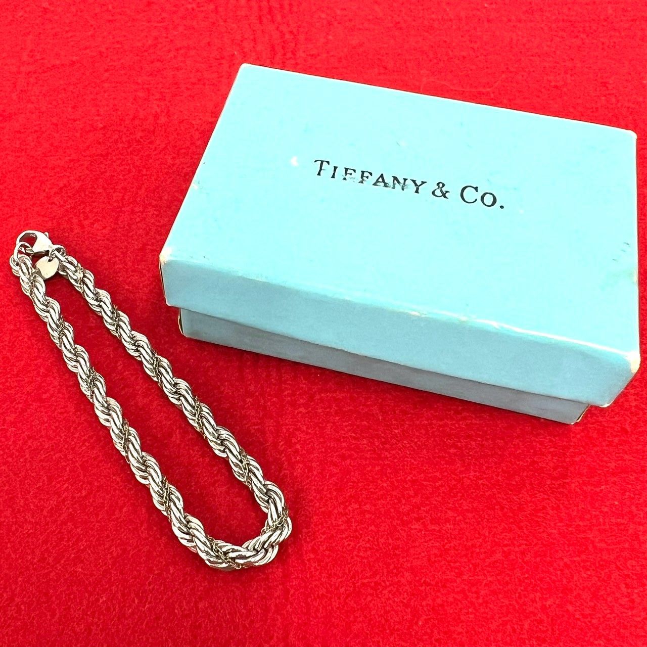 極 美品 箱付き TIFFANY&Co. ティファニー ツイストロープ