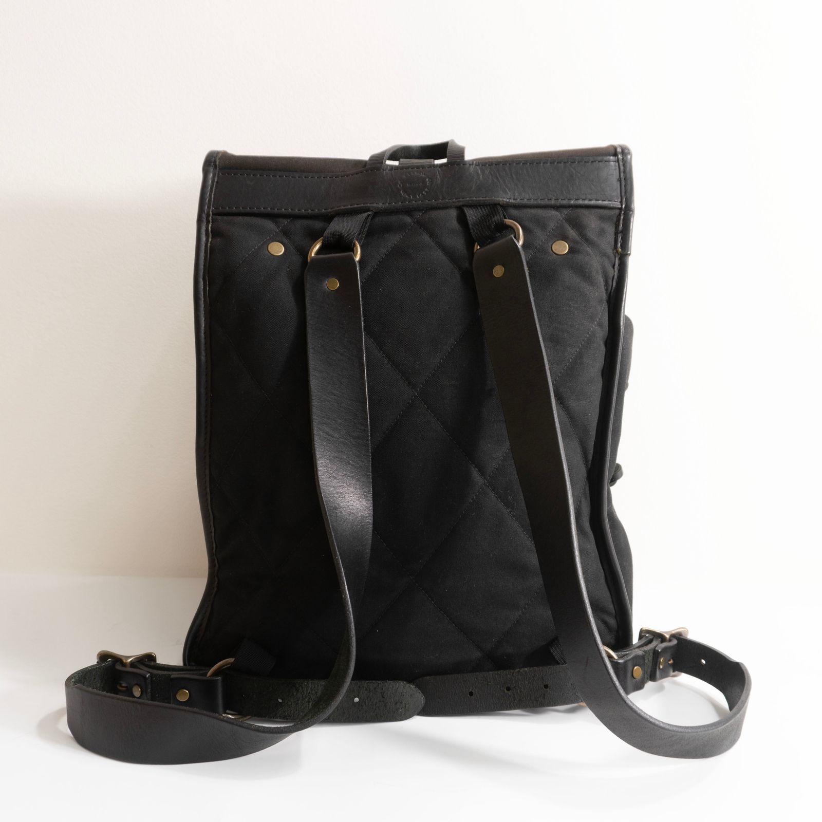美品】FILSON【TIN CLOTH BACKPACK】バッグ ブラック コットンツイル